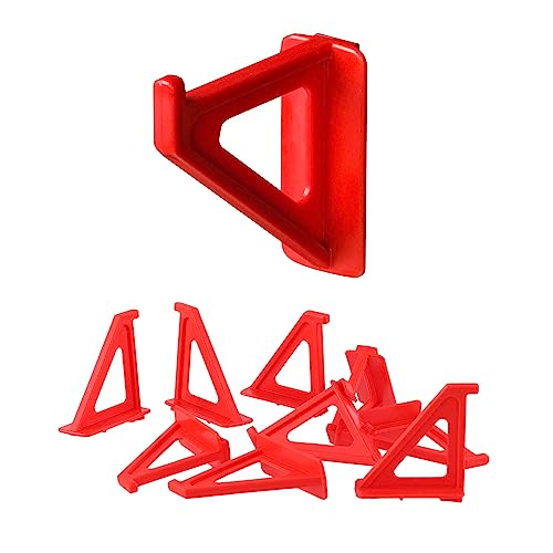 botle Grote gereedschapsdragers, 100-delig, haken, klemmen (l x b x h) 6,2 x 0,6 x 5,5 cm, rood, gereedschapswand, gereedschapshouder, wandrek, werkplaats