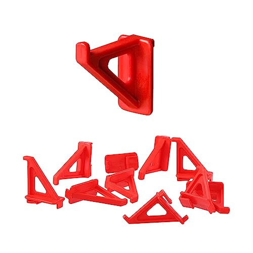 botle Kleine gereedschapsdragers, 40-delig, haken, klemmen (l x b x h), 4 x 0,6 x 3,3 cm, rood, gereedschapswand, gereedschapshouder, wandrek, werkplaats