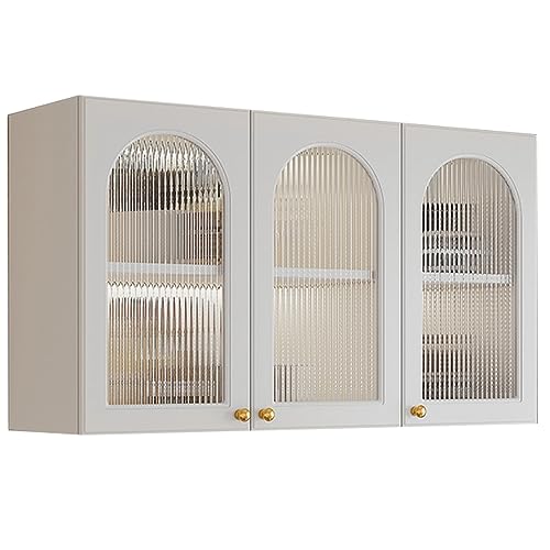 ATHUAH Keuken Muur Kasten Wasserij Muur Opbergkasten Voor  Of Garage Met Deuren   Opbergkast (Kleur: Wit, Maat: 100x40x60CM)