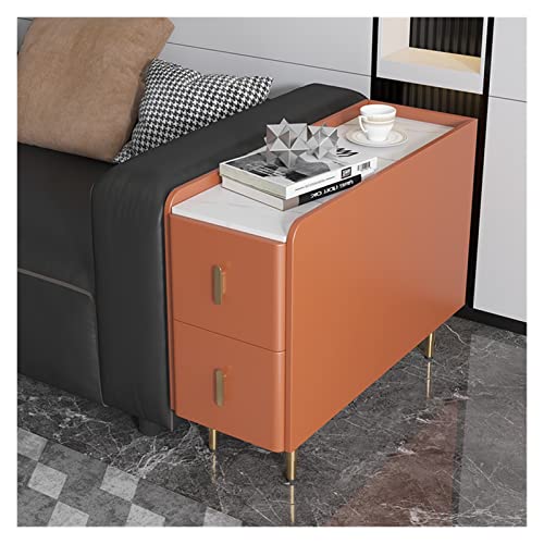 GRFIT Buffetkast Bank Zijkast Opbergkast Zijkast Woonkamer Modern klein appartement Opbergkast (Color : Orange)