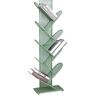 EESHHA Boekenkast Boekenplanken Boekenplank Boekenkast Boekenkast met kast 9-laags boom Boekenplank Compact opbergrek Metalen rooster Staande boekenkast Kleine ruimte Boekenrek Boekenplanken Boekenplank (Kl