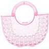 LODDEYEE Schattige Handtas Diy Tas Leuke Handtas Coin Purse Diy Ambachten Tas Diy Levering Clear Handtas Container Diy Handtas Handtas Leuke Plastic Handtas Veranderen Munt Handtas Mooie Handtas, roze, 13X13CM