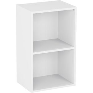 Vida Designs Oxford Boekenkast - Kubusvormig, 2 planken, Wit - Boekenkast Vida Designs Oxford Boekenkast - Kubusvormig, 2 planken, Wit - Boekenkast