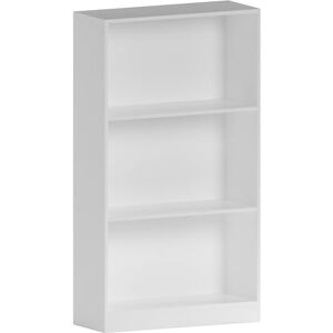 Vida Designs Cambridge Boekenkast - Modern, Wit, 3 Niveaus Vida Designs Cambridge Boekenkast - Modern, Wit, 3 Niveaus