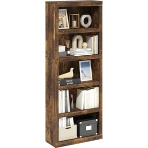Furinno Rail 5-laagse Open Plank - Boekenkast Furinno Rail 5-laagse Open Plank - Boekenkast