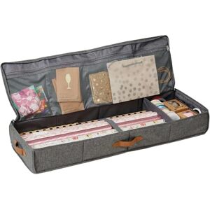 Store it Papierrolhouder in linnen Madelyn Donkergrijs - Organisator cadeaupapier Store it Papierrolhouder in linnen Madelyn Donkergrijs - Organisator cadeaupapier