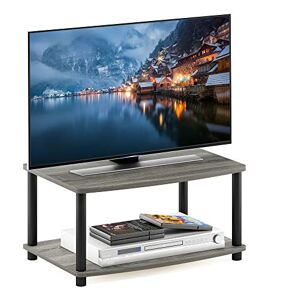 Furinno Eiche Grau/Schwarz TV Kast - TV Cabinet Furinno Eiche Grau/Schwarz TV Kast - TV Cabinet