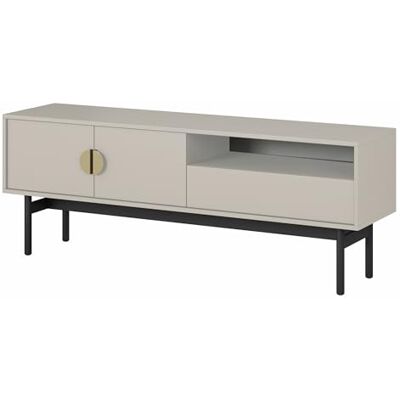 SELSEY TV-kast, Engineered Wood, Taupe (grijs-beige), 154 cm breed SELSEY TV-kast, Engineered Wood, Taupe (grijs-beige), 154 cm breed