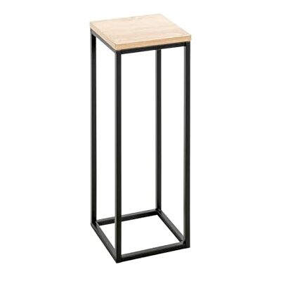 HAKU Bloemzuil eiken, zwart, MDF, metaal Maat: B 19 cm x H 54 cm x D 19 cm, Stijl: Modern HAKU Bloemzuil eiken, zwart, MDF, metaal Maat: B 19 cm x H 54 cm x D 19 cm, Stijl: Modern
