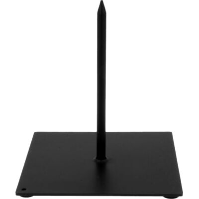 Artemio Zwarte Metalen Sokkel voor Powertex Creaties 12x12x13cm Stalen Staaf 13 cm Hoog, Diameter Staaf 7 mm, Stabiele Basis, Zwart Metaal, Tentoonstellingssokkel Artemio Zwarte Metalen Sokkel voor Powertex Creaties 12x12x13cm Stalen Staaf 13 cm Hoog, Diameter Staaf 7 mm, Stabiele Basis, Zwart Metaal, Tentoonstellingssokkel