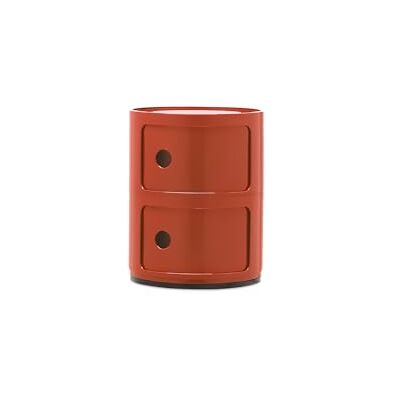 Kartell Componibili, Opbergdoos, 2 Elementen, Oranje Kartell Componibili, Opbergdoos, 2 Elementen, Oranje