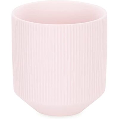 AmeliaHome Paso opbergdoos van keramiek organizer bloempot 9x9,8 cm poederroze AmeliaHome Paso opbergdoos van keramiek organizer bloempot 9x9,8 cm poederroze