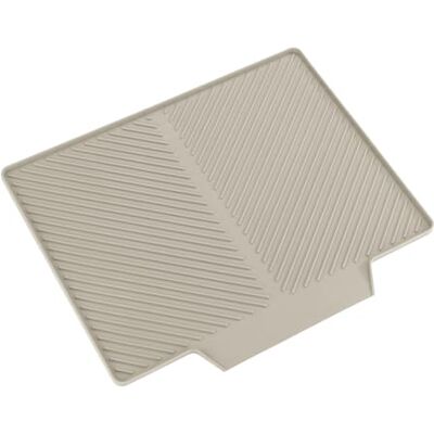 WENKO Afwateringsmat Mod. Nelia, beige, kunststof, 34x40x3 cm WENKO Afwateringsmat Mod. Nelia, beige, kunststof, 34x40x3 cm