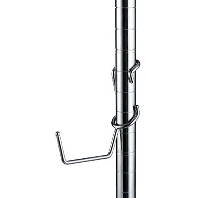 SHELF POLE HOOKS THINK OUTSIDE THE POLE Pole Haak 5-pack Utility Hanger Chrome Beste oplossing voor garage Shelving Storage Organisatie Gebruik met metalen of draadplanken en rekken Heavy Duty, eenvoudige installatie SHELF POLE HOOKS THINK OUTSIDE THE POLE Pole Haak 5-pack Utility Hanger Chrome Beste oplossing voor garage Shelving Storage Organisatie Gebruik met metalen of draadplanken en rekken Heavy Duty, eenvoudige installatie