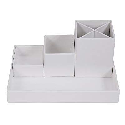 Bigso Box of Sweden 797445501 Organizer voor kantoor, karton, stof bekleed, 23,5°x°18°x°11°cm, wit Bigso Box of Sweden 797445501 Organizer voor kantoor, karton, stof bekleed, 23,5°x°18°x°11°cm, wit