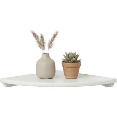 Relaxdays hoekplank, maatkeuze, walnotenhout, woonkamer, decor, draaglast 5 kg, hangend boekenrek, kleuren Relaxdays hoekplank, maatkeuze, walnotenhout, woonkamer, decor, draaglast 5 kg, hangend boekenrek, kleuren