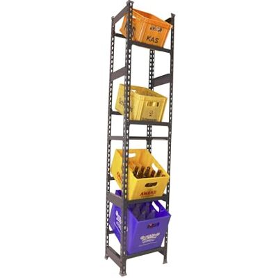 Simon Rack Drankenkratrek, mm, Planken voor Drankenkrat voor 4 kratten, Vrijstaande Kratstandaard Drankenrek Waterkratrek Bierkratrek Kratrek, Zwart SimonBottle Simon Rack Drankenkratrek, mm, Planken voor Drankenkrat voor 4 kratten, Vrijstaande Kratstandaard Drankenrek Waterkratrek Bierkratrek Kratrek, Zwart SimonBottle