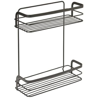 Metaltex Rechthoekig rek, zwart, 26 x 10 x 30 cm Metaltex Rechthoekig rek, zwart, 26 x 10 x 30 cm
