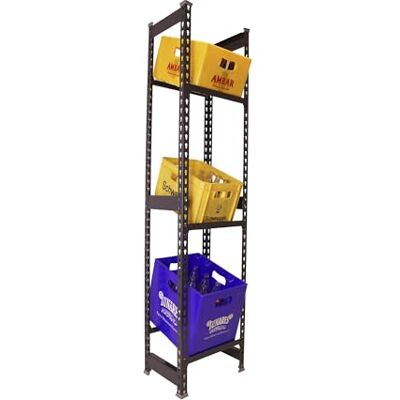 Simon Rack Drankenkratrek, mm, Planken voor Drankenkrat voor 3 kratten, Vrijstaande Kratstandaard Drankenrek Waterkratrek Bierkratrek Kratrek, Zwart SimonBottle Simon Rack Drankenkratrek, mm, Planken voor Drankenkrat voor 3 kratten, Vrijstaande Kratstandaard Drankenrek Waterkratrek Bierkratrek Kratrek, Zwart SimonBottle