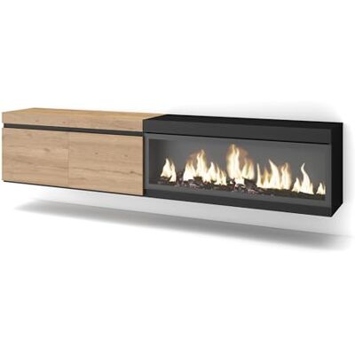 SKRAUT HOME - Mueble TV - Wandgemonteerd - Tot 80 inch - TV cabinet SKRAUT HOME - Mueble TV - Wandgemonteerd - Tot 80 inch - TV cabinet