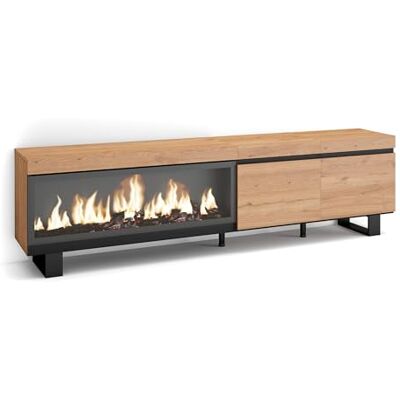 SKRAUT HOME - LED 107x32 - 3D-vlam - Electric Fireplace SKRAUT HOME - LED 107x32 - 3D-vlam - Electric Fireplace