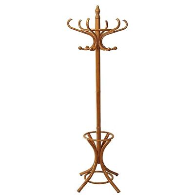 DRW Thonet kledingrek, honingkleuren, licht, ø53 x 186 cm DRW Thonet kledingrek, honingkleuren, licht, ø53 x 186 cm