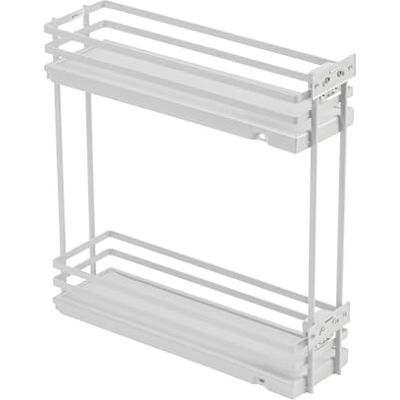 GTV Movix PRO KO-200BO-10, uittrekbare keukenmand, 2 legplanken, voor Mobile Base 200 mm, 3D-instelling, draagkracht 15 kg, zonder rails, wit GTV Movix PRO KO-200BO-10, uittrekbare keukenmand, 2 legplanken, voor Mobile Base 200 mm, 3D-instelling, draagkracht 15 kg, zonder rails, wit