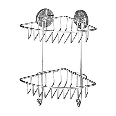 WENKO Vacuum-Loc Hoekrek 2 laags Bari, bevestiging zonder boren WENKO Vacuum-Loc Hoekrek 2 laags Bari, bevestiging zonder boren