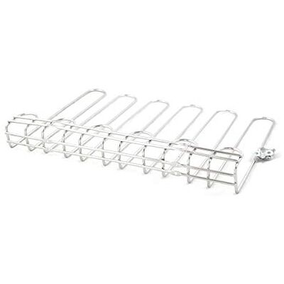 Hostelnovo Glazen hanger voor plafond en muur, houder voor hangende wijnglazen, ideaal voor bar of restaurant, inhoud 20 glazen op 6 rails, roestvrij staal Hostelnovo Glazen hanger voor plafond en muur, houder voor hangende wijnglazen, ideaal voor bar of restaurant, inhoud 20 glazen op 6 rails, roestvrij staal