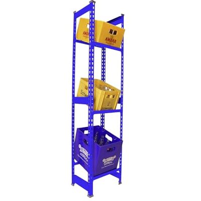 Simon Rack Drankenkratrek, mm, Planken voor Drankenkrat voor 3 kratten, Vrijstaande Kratstandaard Drankenrek Waterkratrek Bierkratrek Kratrek, Blauw SimonBottle Simon Rack Drankenkratrek, mm, Planken voor Drankenkrat voor 3 kratten, Vrijstaande Kratstandaard Drankenrek Waterkratrek Bierkratrek Kratrek, Blauw SimonBottle