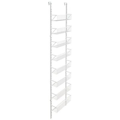 ClosetMaid 97535 Verstelbare Muur & Deur 8-Tier Mand Organizer, 18", Wit ClosetMaid 97535 Verstelbare Muur & Deur 8-Tier Mand Organizer, 18", Wit
