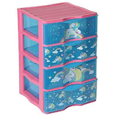 BGSPAZIO - Cajonera Infantil Carro 4 Cajones - Storage Cart BGSPAZIO - Cajonera Infantil Carro 4 Cajones - Storage Cart