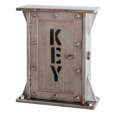 HAKU Sleutelkastje sleutelhuisje key holder keyorganizer antraciet metaal Afm. B 26 cm x H 32 cm x D 10 cm Stijl: Industrieel HAKU Sleutelkastje sleutelhuisje key holder keyorganizer antraciet metaal Afm. B 26 cm x H 32 cm x D 10 cm Stijl: Industrieel
