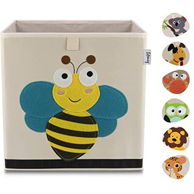 Lifeney Opbergbox - Bij-Design - 33x33x33cm Lifeney Opbergbox - Bij-Design - 33x33x33cm