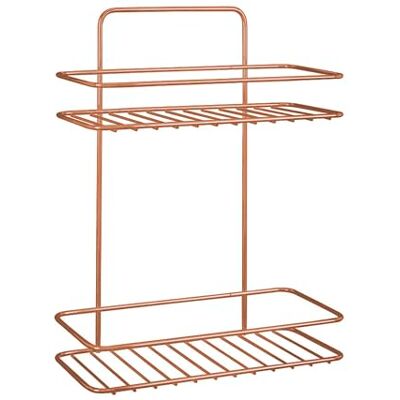 Metaltex Serie Reflex Copper Rechthoekig rek met 2 niveaus (403512) Metaltex Serie Reflex Copper Rechthoekig rek met 2 niveaus (403512)