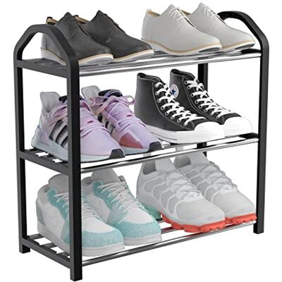 Allinside 3 Tiers Schoenrek Organisator, Snelle Montage geen Gereedschap Nodig Footware Opslag voor Entree, Woonkamer, Hal Allinside 3 Tiers Schoenrek Organisator, Snelle Montage geen Gereedschap Nodig Footware Opslag voor Entree, Woonkamer, Hal