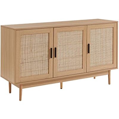 BAÏTA Buffet Amana eikeneffect en rotan riet, 133 cm BAÏTA Buffet Amana eikeneffect en rotan riet, 133 cm
