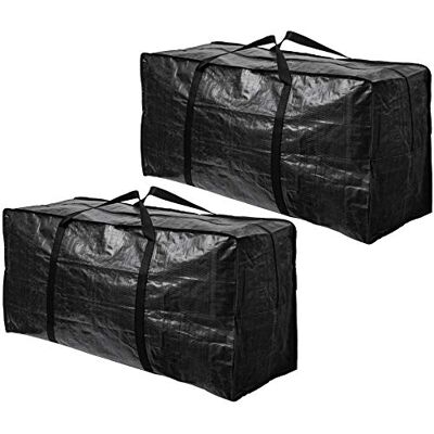 BAG-THAT! BAGTHAT! 2 Pack XXL Moving Bags Jumbo Extra Grote Heavy Duty Sterkere Handvatten Wrap Around Opbergzakken Moving Totes Opbergbakken Rits Herbruikbare Verhuisbenodigdheden Verhuisdozen Kleding BAG-THAT! BAGTHAT! 2 Pack XXL Moving Bags Jumbo Extra Grote Heavy Duty Sterkere Handvatten Wrap Around Opbergzakken Moving Totes Opbergbakken Rits Herbruikbare Verhuisbenodigdheden Verhuisdozen Kleding