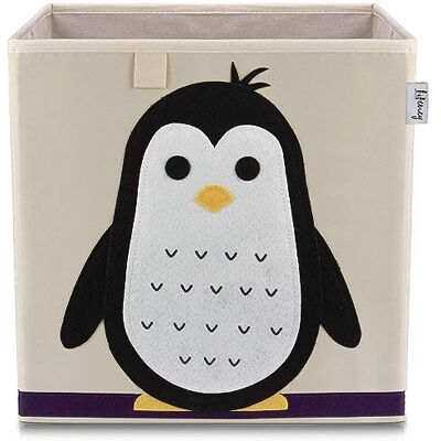 LIFENEY Opbergdoos Pinguïns Polyester, Kleurrijk, Hangbaar, 330 x 330 x 330 mm, 5 Jaar Garantie LIFENEY Opbergdoos Pinguïns Polyester, Kleurrijk, Hangbaar, 330 x 330 x 330 mm, 5 Jaar Garantie