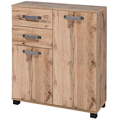 Schildmeyer Commode Milan, 134890, 32 x 80,6 x 94,8 cm, eiken landhuisdecoratie Schildmeyer Commode Milan, 134890, 32 x 80,6 x 94,8 cm, eiken landhuisdecoratie