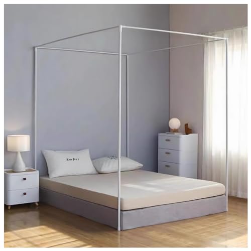 ULPro Luifelframe Alleen Bed Luifelframes Vierpoot Luifel Bedframe 4 Hoek Bed Luifelpalenframe Queen Size Bedframe Luifelpalen,King