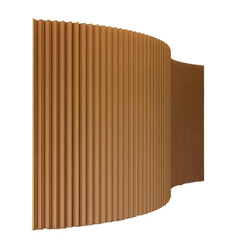 AMUFJJ Kamerschermen Scheidingswandpaneel, opvouwbare privacyschermen for ruimtescheiding, vrijstaande draagbare scheidingswand for kantoorruimte Restaurant (Color : Brown, Size : 2x2x3.6m)