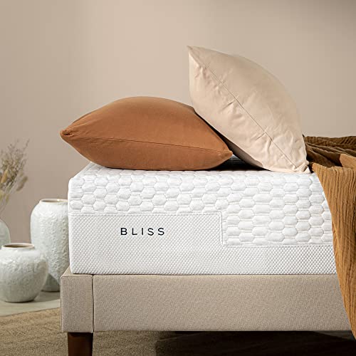 Zinus Bliss Memory Foam Matras   Aanpasbaar 7-zone-matras   90 x 200 cm   Hoogte 25 cm   H3-H4 middelhard   Rolmatras   Oeko-Tex