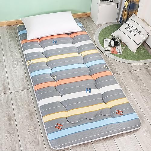 ALturN Studenten Slaapzaal Futon Matras, Full Size Futon Matras Vloer Matrassen Japanse Tatami Mat Slaapmat Voor Matrassen Toppers Twin Full Queen King Size Bed Met Anti-slip Riemen