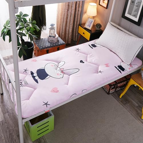hxoity Tatami Vloermat Japanse Futon Bed Rollende Bed Matras Thaise Massage Bedmatrassen Slaapzaal Voor Alleenstaande Studenten Floor Pad (Color : A, Size : 120 x 200 cm (47 x 79 inches))