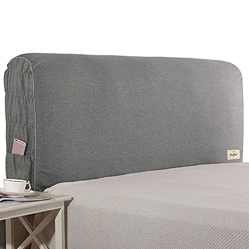 PuLAif Hoes voor hoofdeinden, bed hoofdeinde cover, Bed Hoofdeinden Hoes Stofdichte hoes, met stof gestoffeerd hoofdeinde, stofdichte stretch bed hoofdbedekking, 6-180CM (Kleur: #5, Maat: 210CM) (Color : #