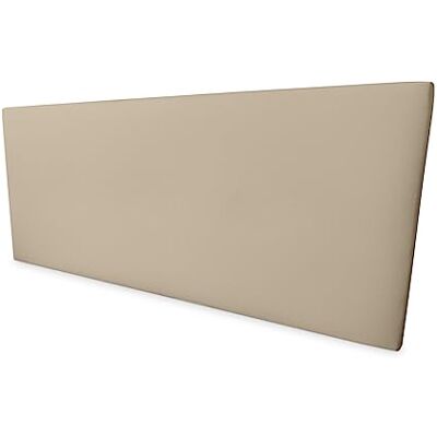 amuéblate online Hoofdbord Pisa gevoerd, hoogwaardige bekleding van hoogwaardig kunstleer, inclusief beslag en schroeven, afmetingen 145 x 60 cm (bed van 135/140 cm), beige amuéblate online Hoofdbord Pisa gevoerd, hoogwaardige bekleding van hoogwaardig kunstleer, inclusief beslag en schroeven, afmetingen 145 x 60 cm (bed van 135/140 cm), beige