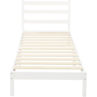 Basics M13946A1WH - Gepoederde hoofdbord voor 1 persoon - Modern ontwerp Basics M13946A1WH - Gepoederde hoofdbord voor 1 persoon - Modern ontwerp