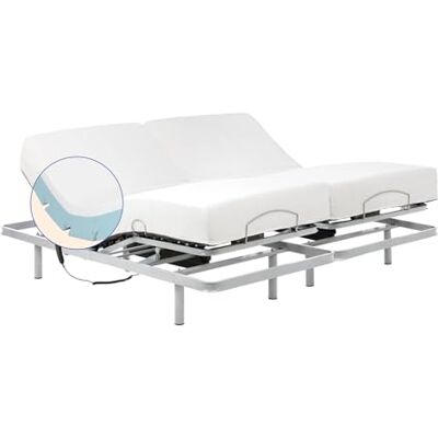 Geriafy Gerialife® Visco Tencel Tweepersoonsbed met matras 210 x 190 cm Geriafy Gerialife® Visco Tencel Tweepersoonsbed met matras 210 x 190 cm