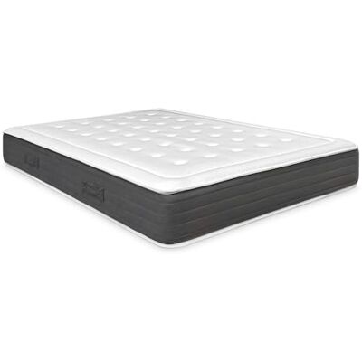 Somnia Descanso Visco-elastisch matras Kreta sterkte en comfort hoogte 24 cm mijt- en hypoallergeen 90 x 190 cm Somnia Descanso Visco-elastisch matras Kreta sterkte en comfort hoogte 24 cm mijt- en hypoallergeen 90 x 190 cm